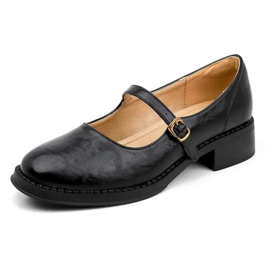 Eleonore | Damen Orthopädische Leder Ballerinas
