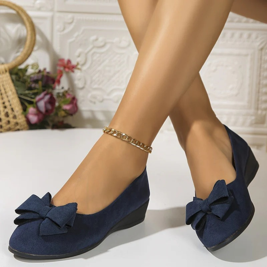 Elfi | Damen Stilvolle Wildleder Ballerinas