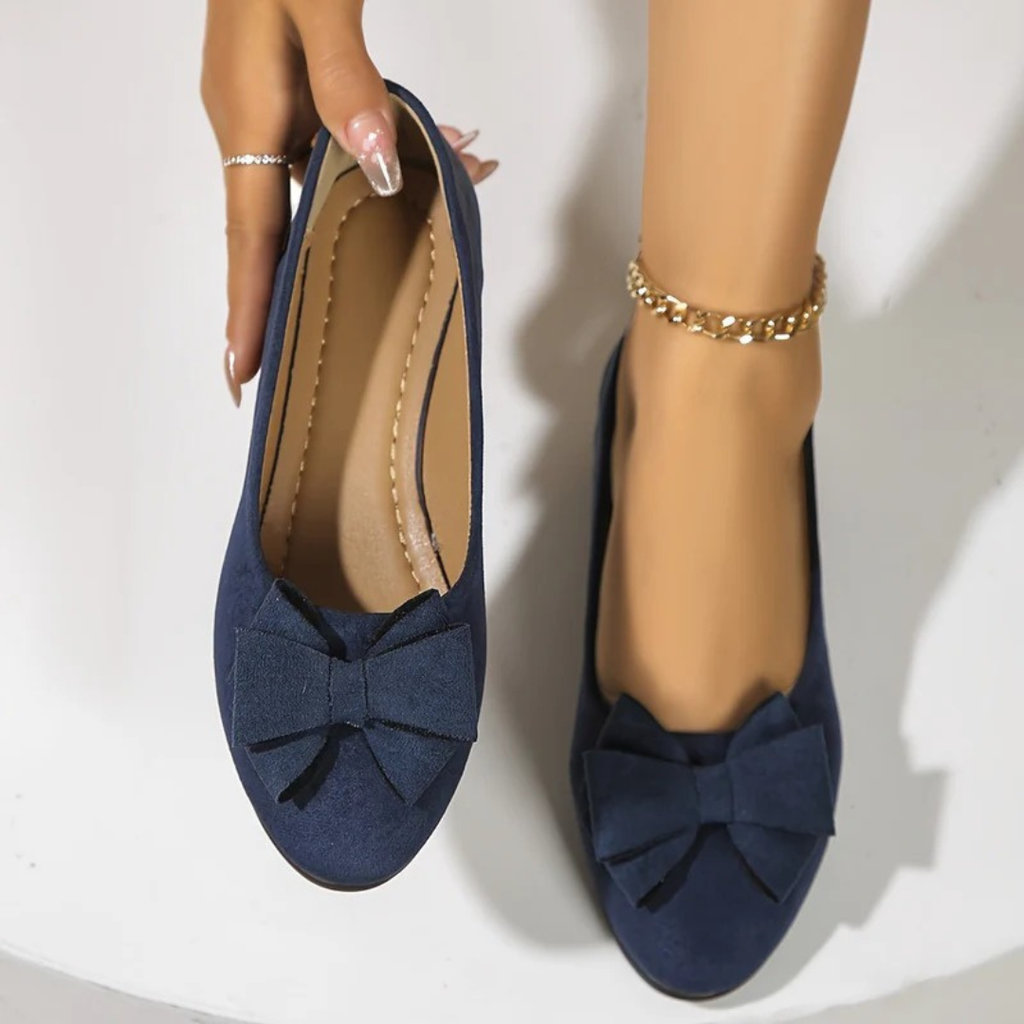 Elfi | Damen Stilvolle Wildleder Ballerinas