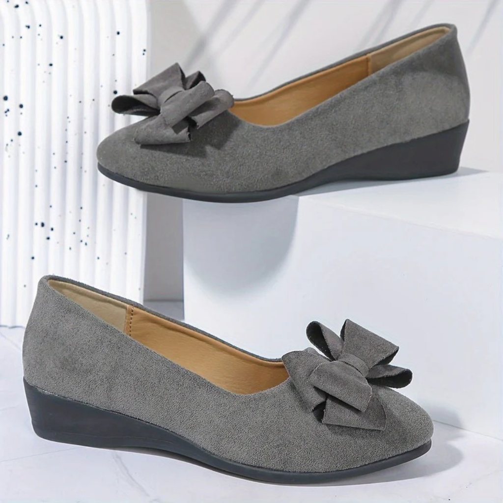 Elfi | Damen Stilvolle Wildleder Ballerinas