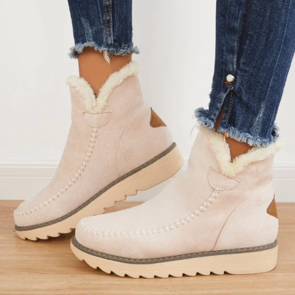 Elfriede | Damen Plateau Stiefeletten mit Moderne Design