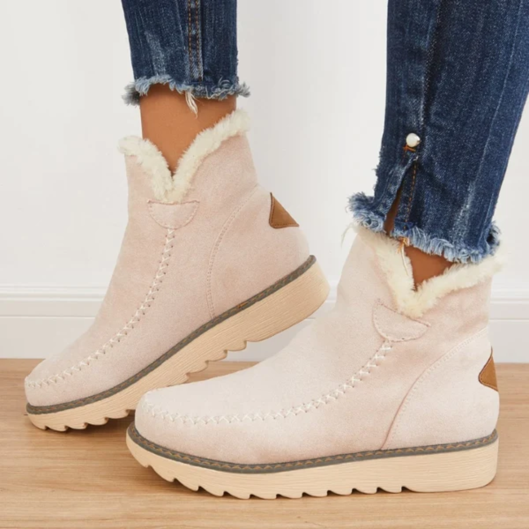 Elfriede | Damen Plateau Stiefeletten mit Moderne Design