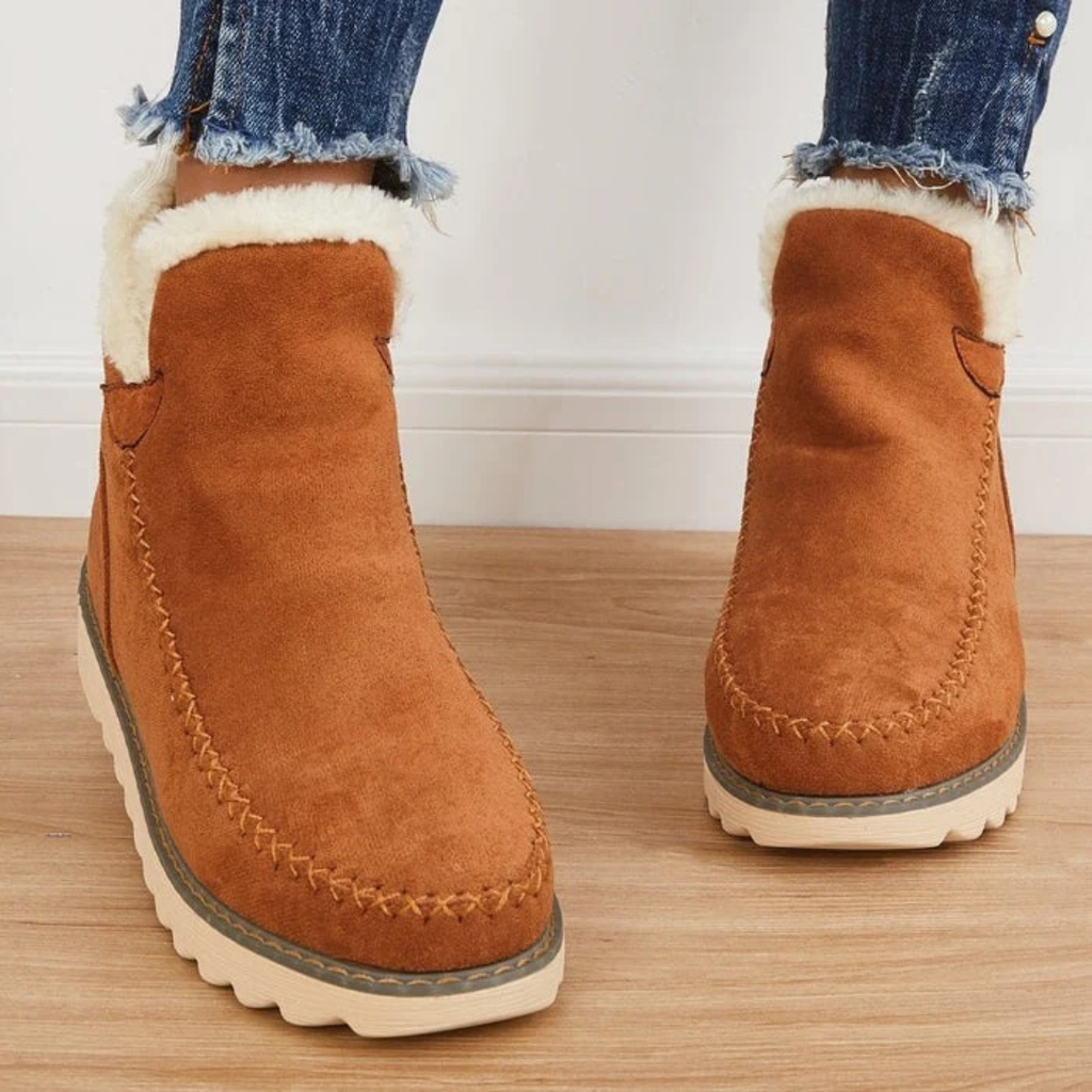 Elfriede | Damen Plateau Stiefeletten mit Moderne Design