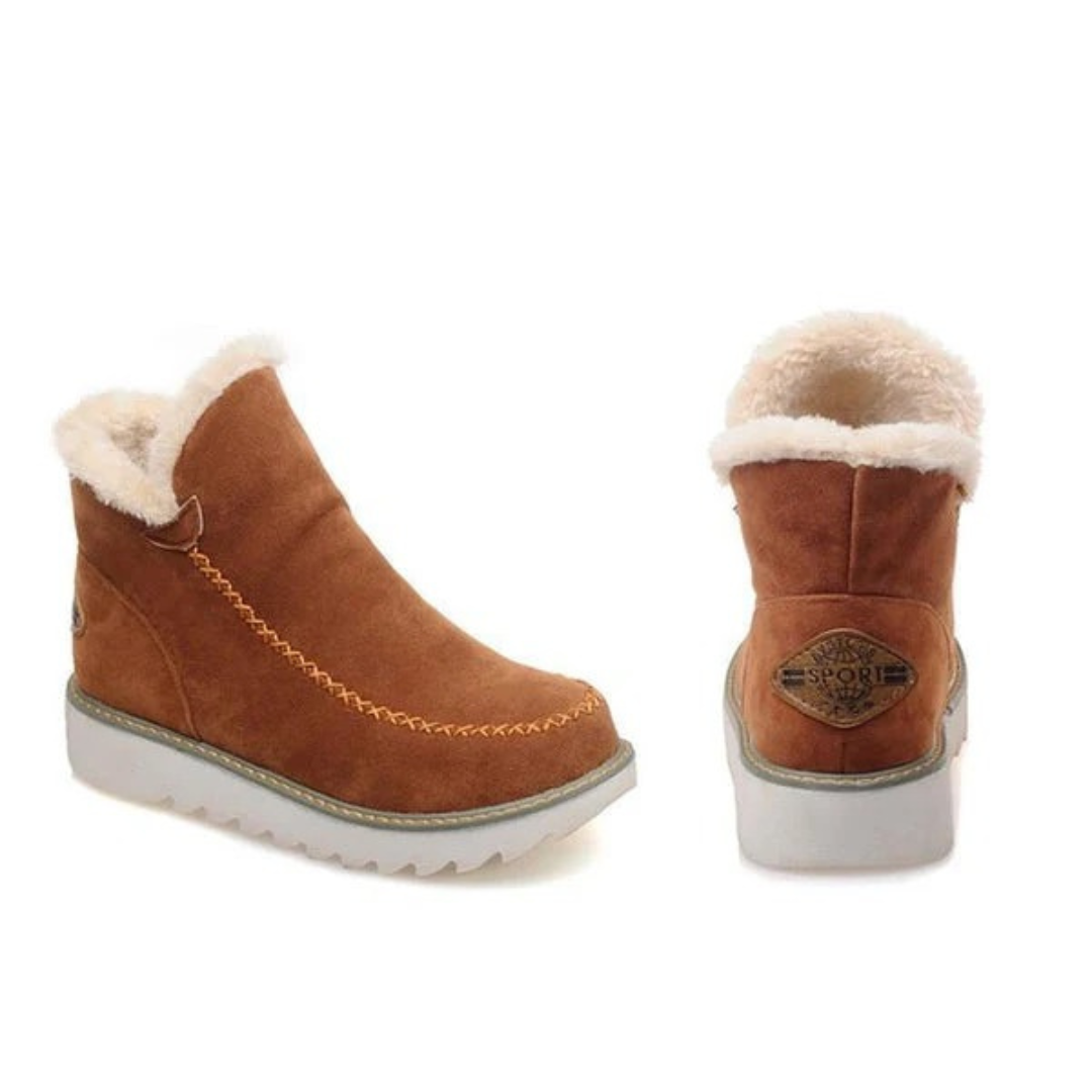 Elfriede | Damen Plateau Stiefeletten mit Moderne Design