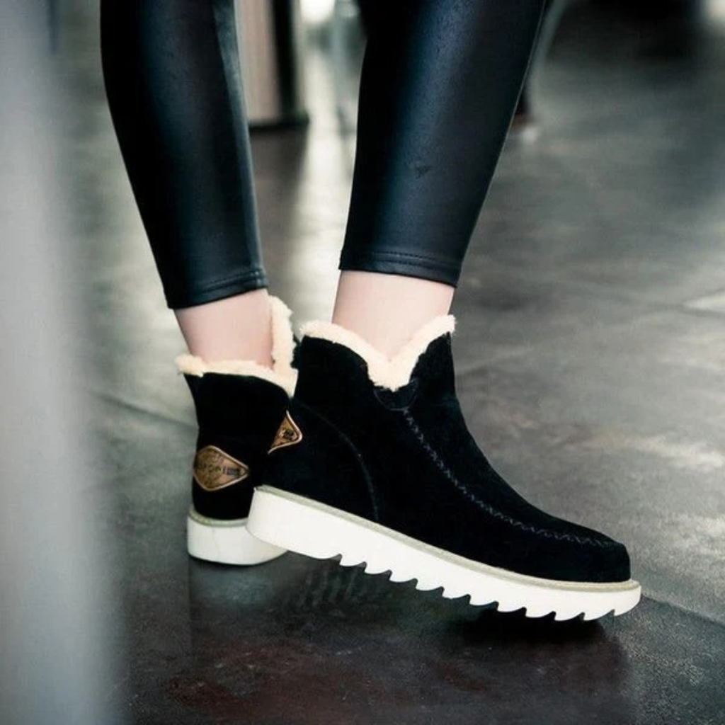 Elfriede | Damen Plateau Stiefeletten mit Moderne Design