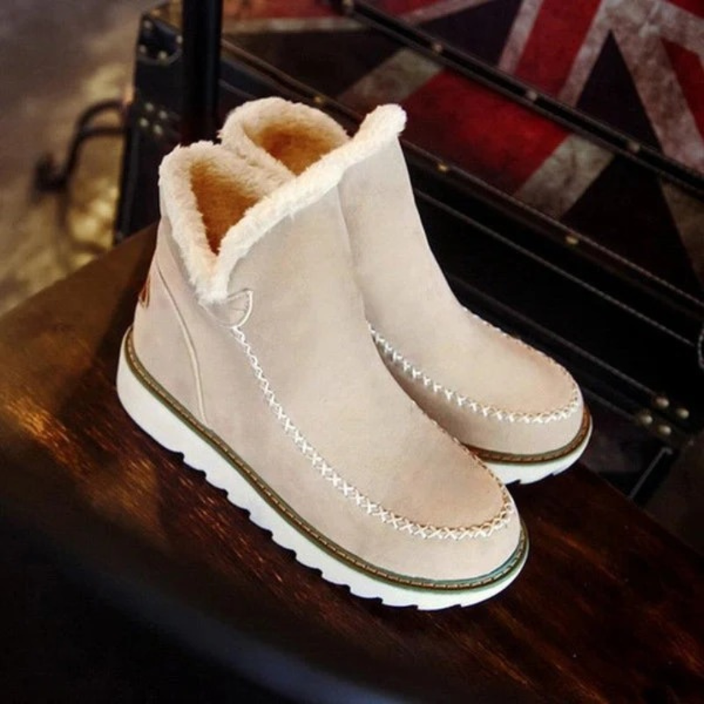 Elfriede | Damen Plateau Stiefeletten mit Moderne Design