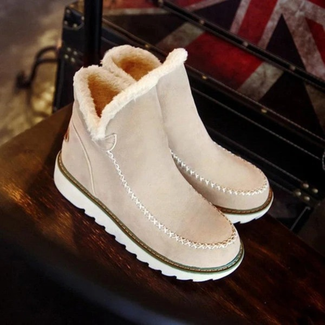 Elfriede | Damen Plateau Stiefeletten mit Moderne Design