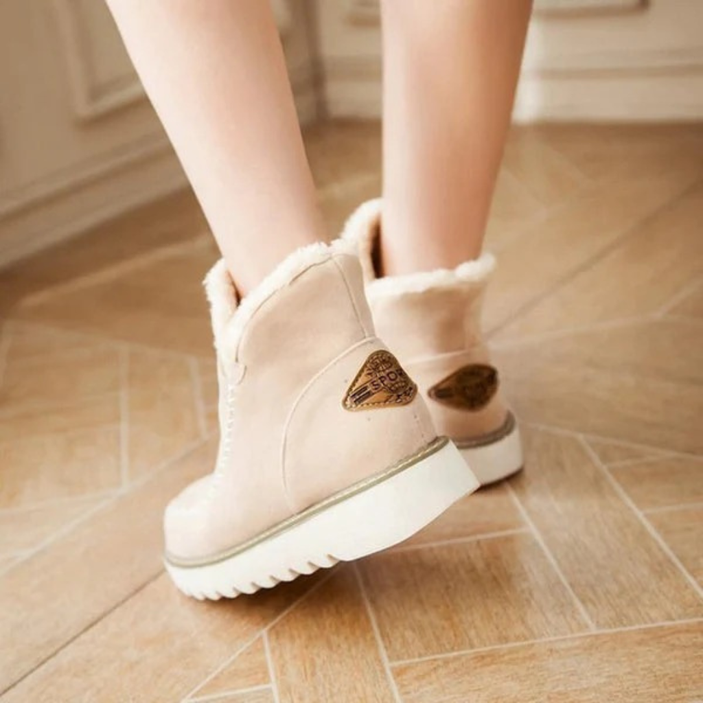 Elfriede | Damen Plateau Stiefeletten mit Moderne Design