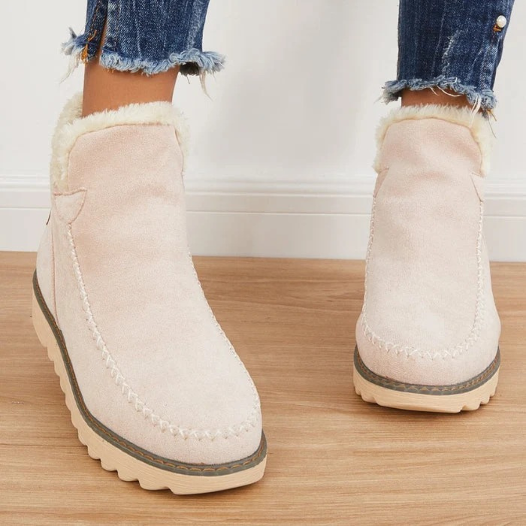 Elfriede | Damen Plateau Stiefeletten mit Moderne Design