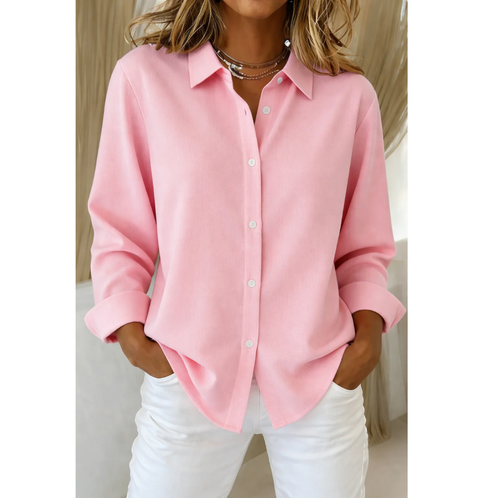 Eliana | Damen Elegante Bluse Minimalistisch Modern Stilvoll