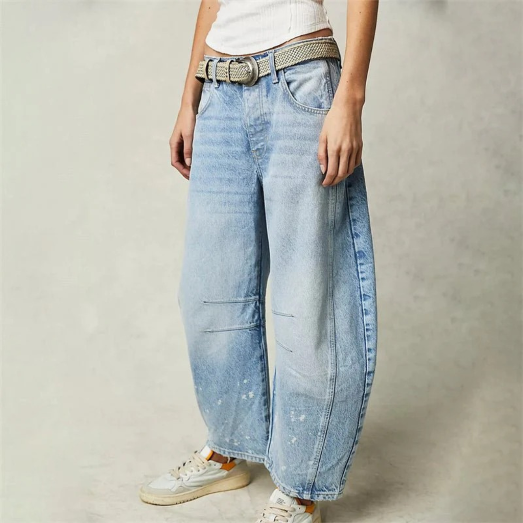 Elisabeth | Damen Moderne Barrel Leg Jeans