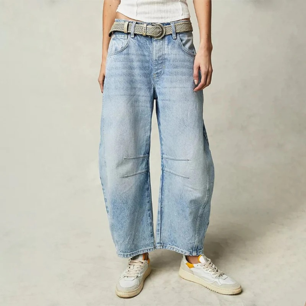 Elisabeth | Damen Moderne Barrel Leg Jeans