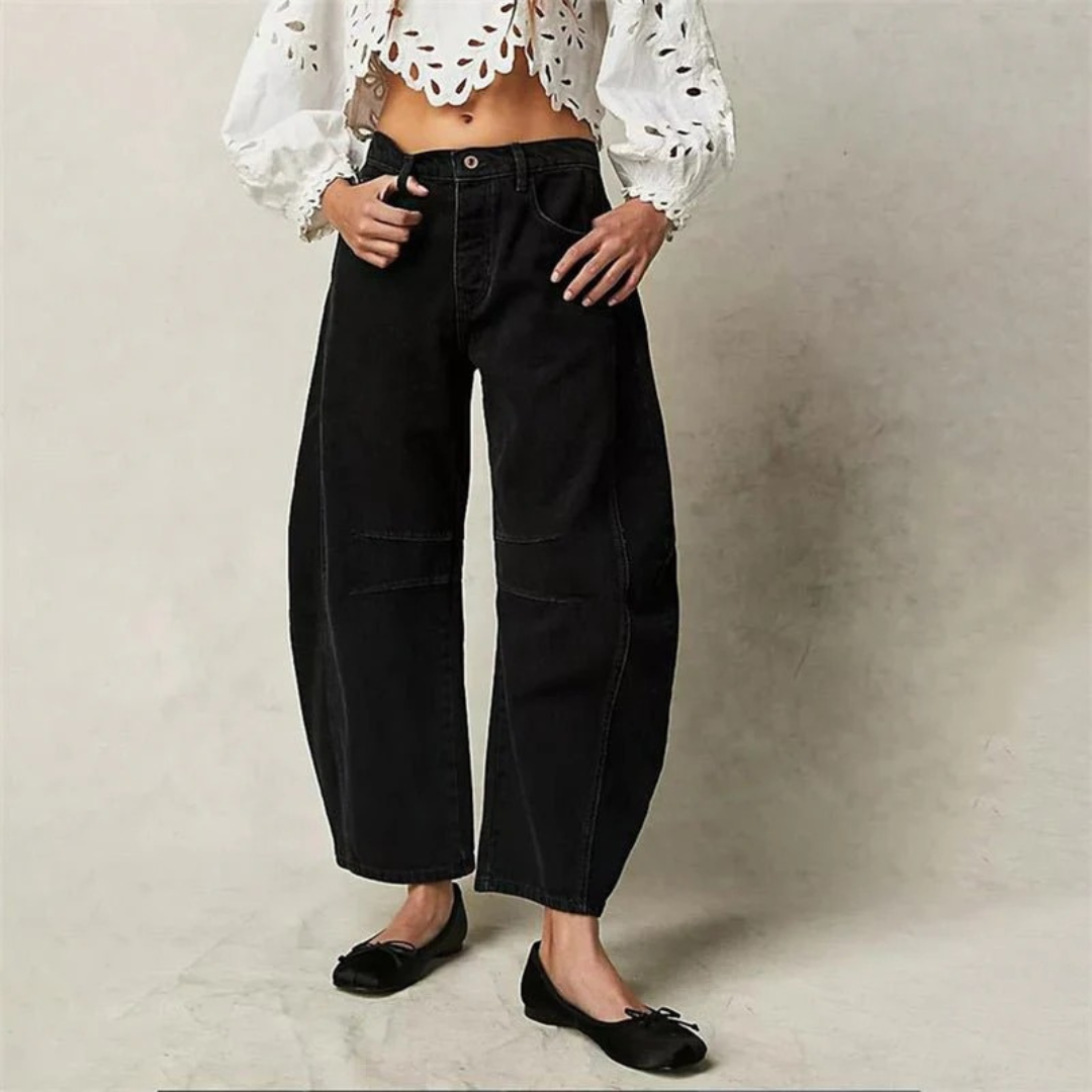 Elisabeth | Damen Moderne Barrel Leg Jeans