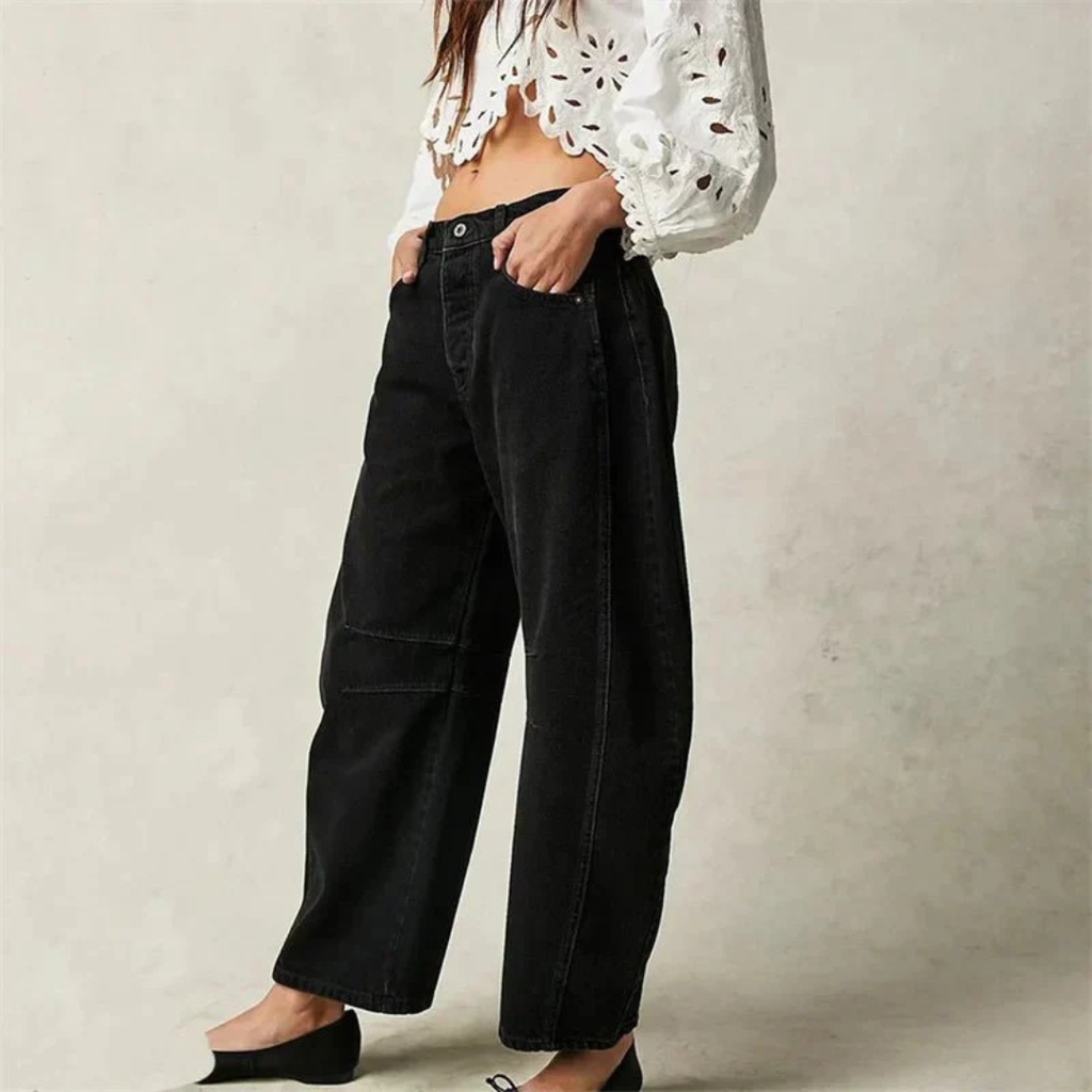 Elisabeth | Damen Moderne Barrel Leg Jeans