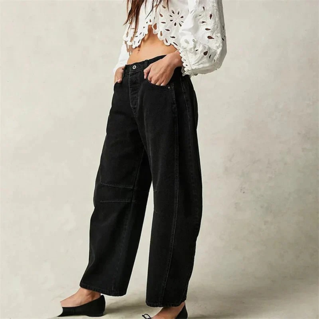 Elisabeth | Damen Moderne Barrel Leg Jeans