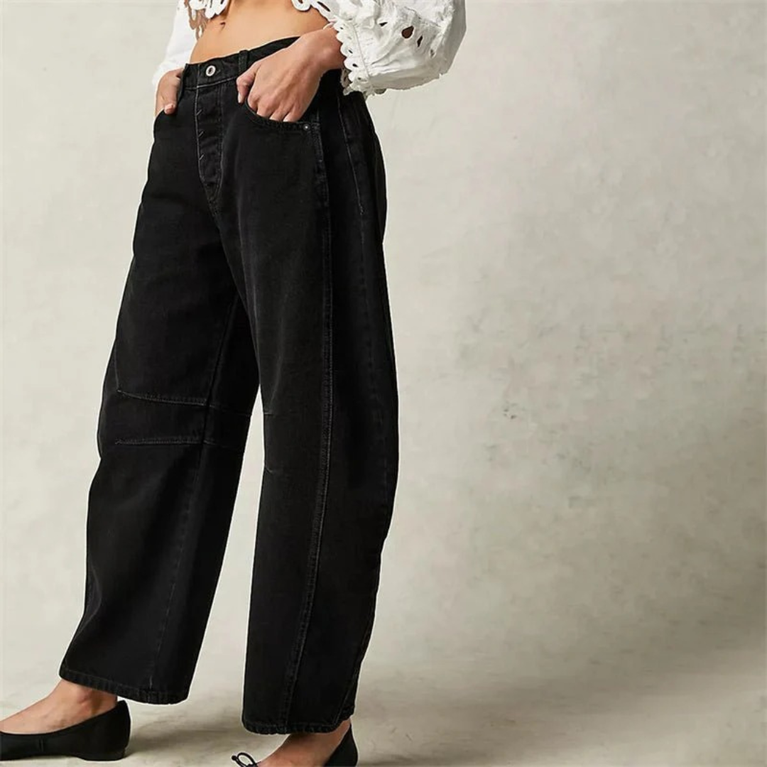 Elisabeth | Damen Moderne Barrel Leg Jeans
