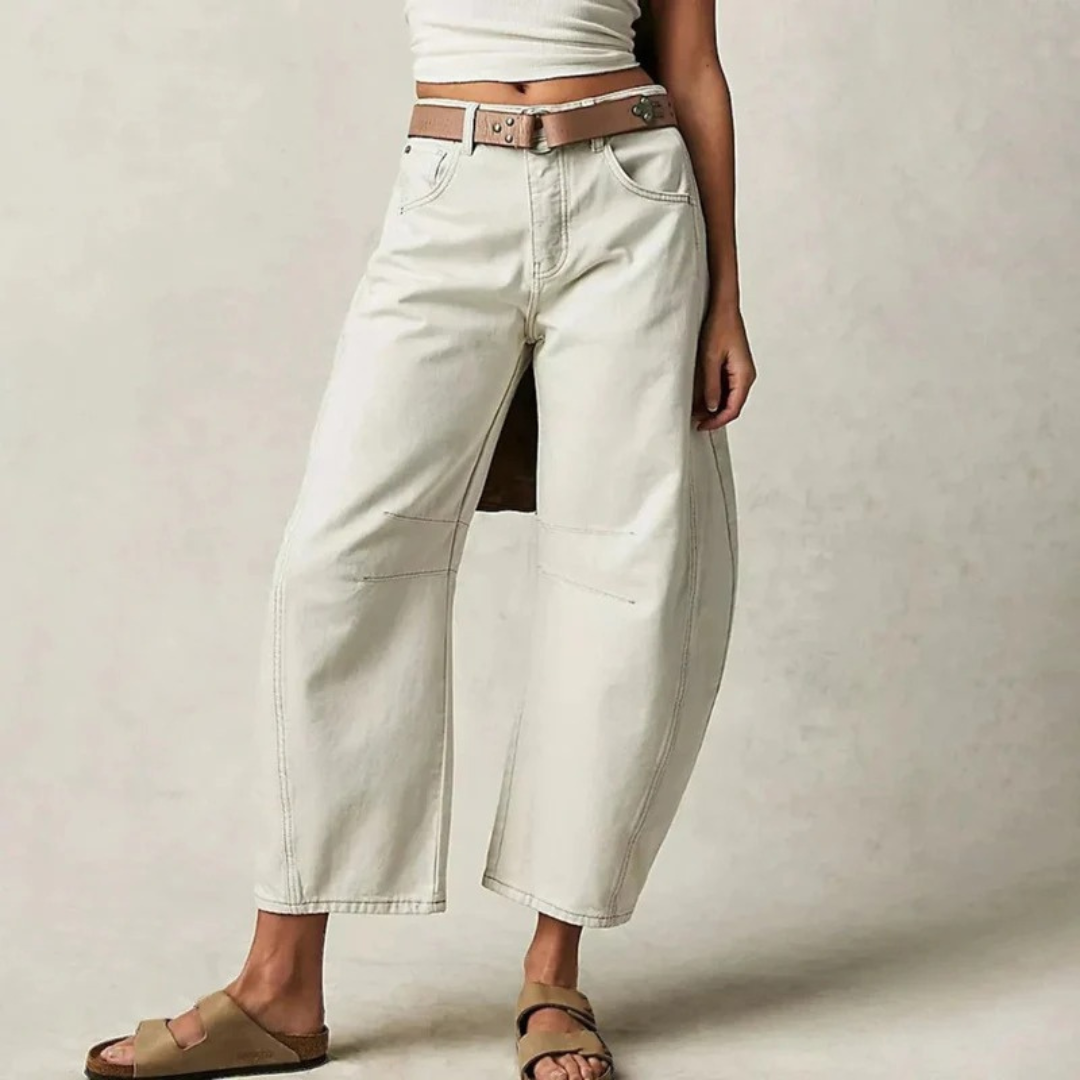 Elisabeth | Damen Moderne Barrel Leg Jeans