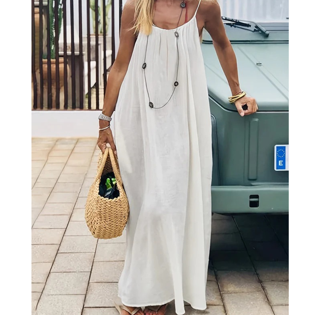 Ella | Damen Sommerkleid aus Leinen