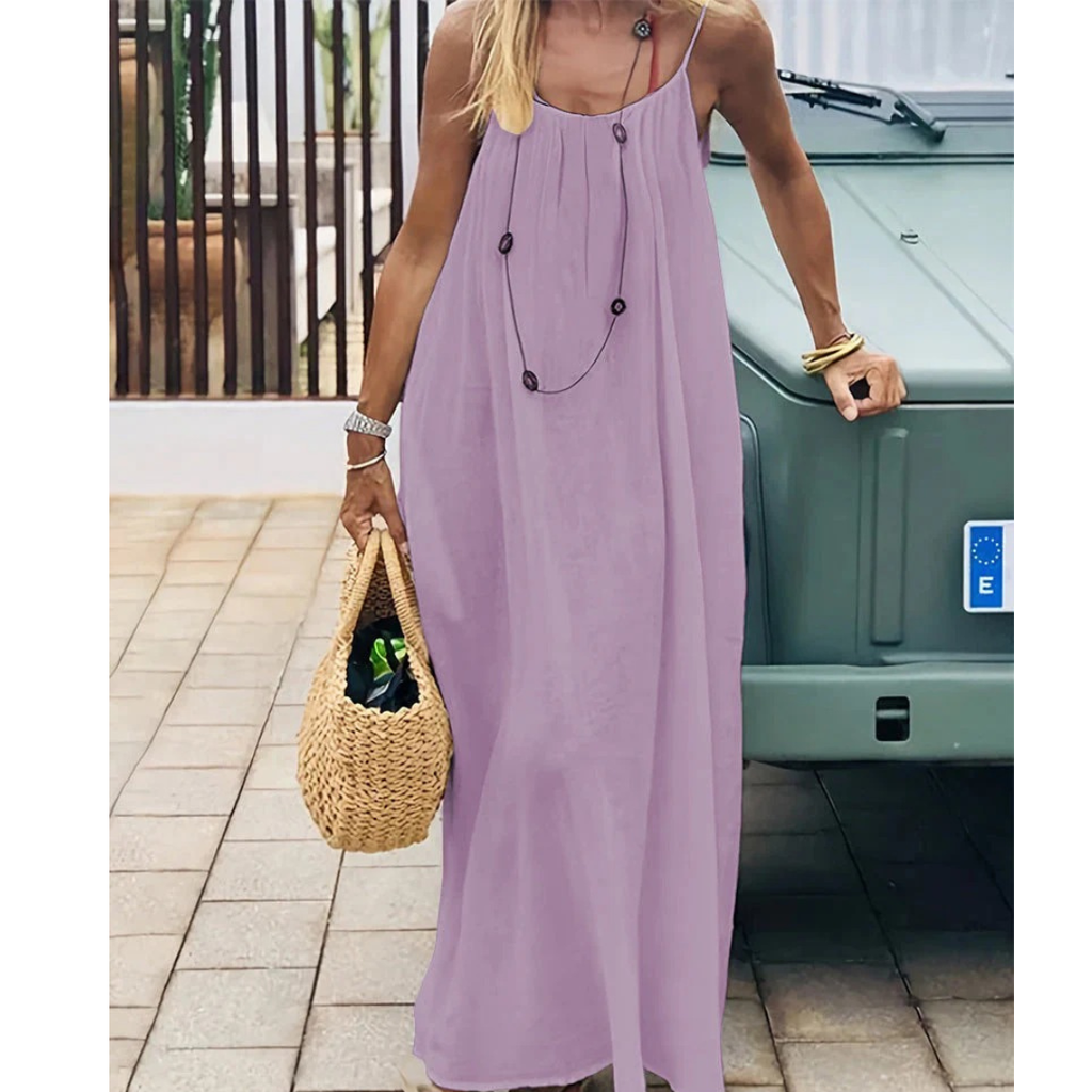 Ella | Damen Sommerkleid aus Leinen
