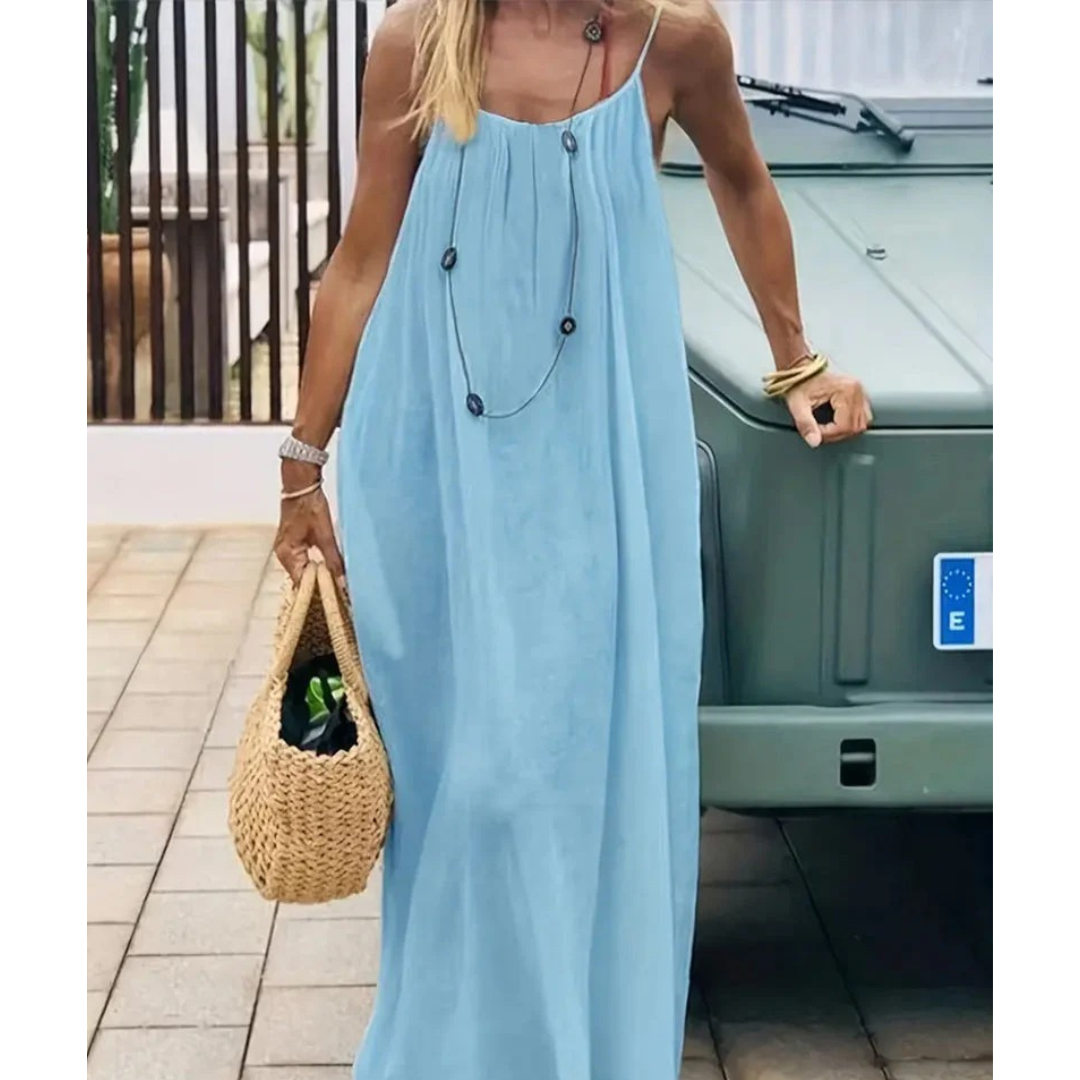 Ella | Damen Sommerkleid aus Leinen