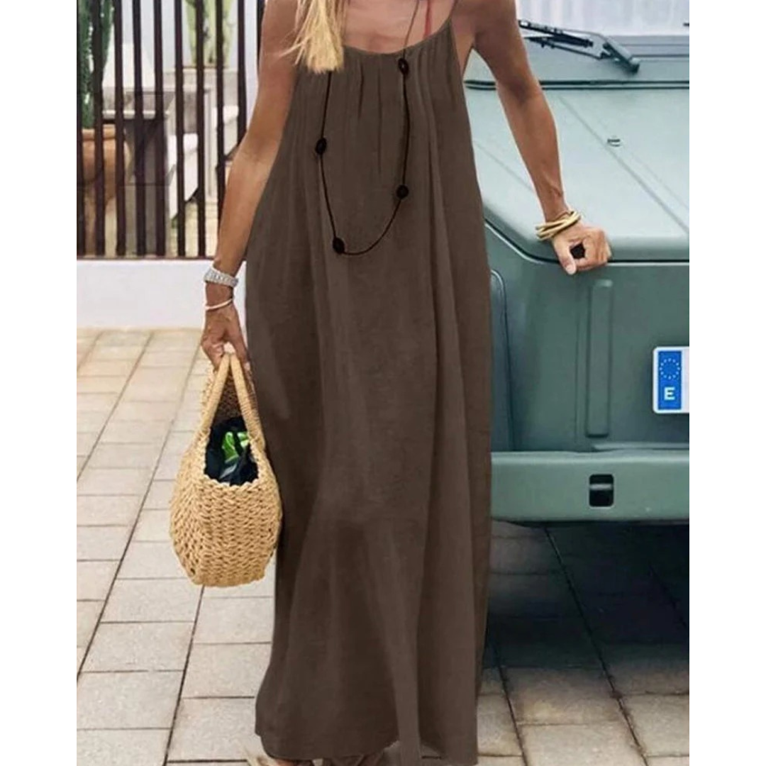 Ella | Damen Sommerkleid aus Leinen