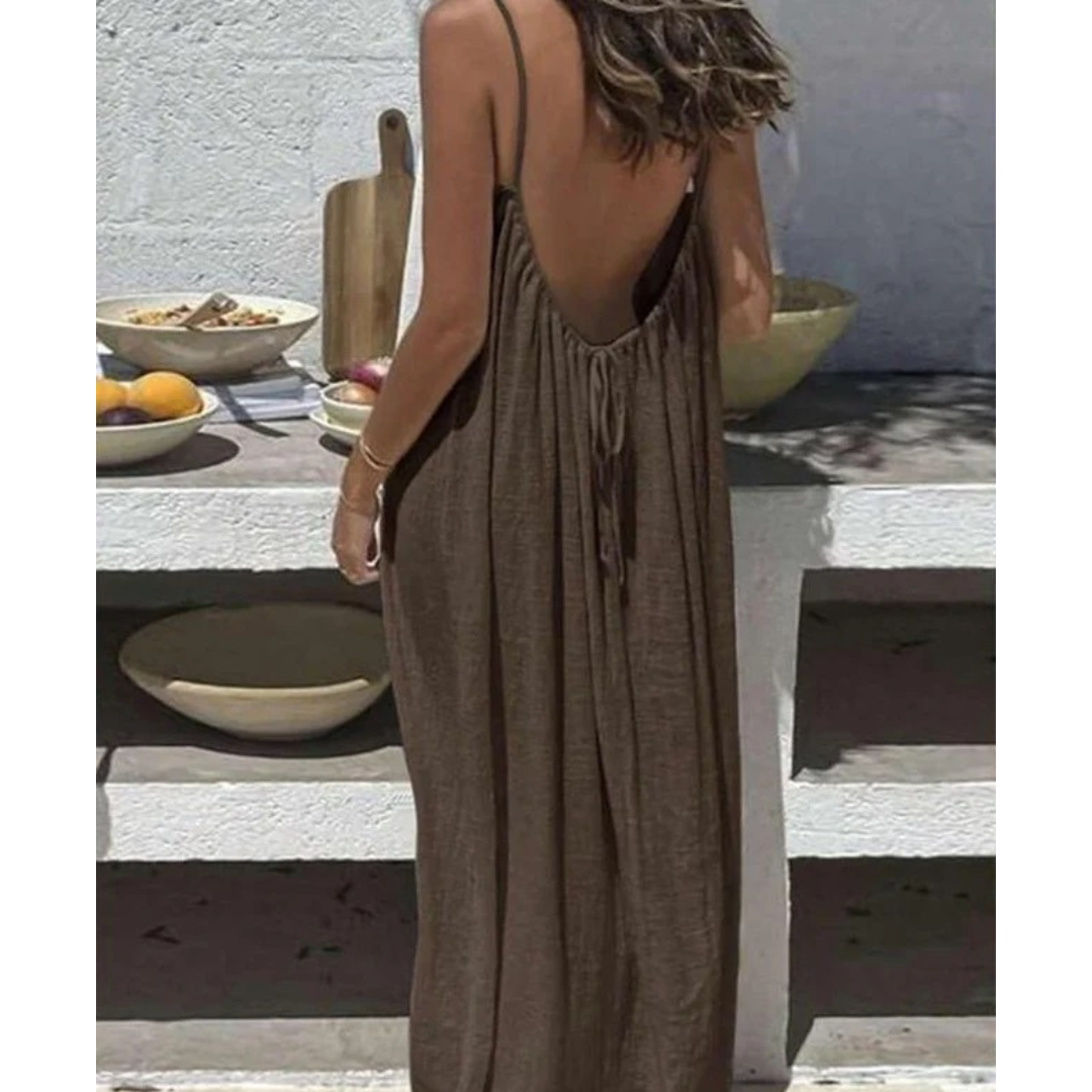 Ella | Damen Sommerkleid aus Leinen
