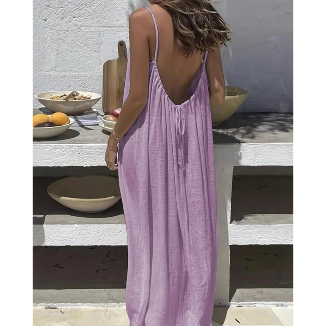 Ella | Damen Sommerkleid aus Leinen