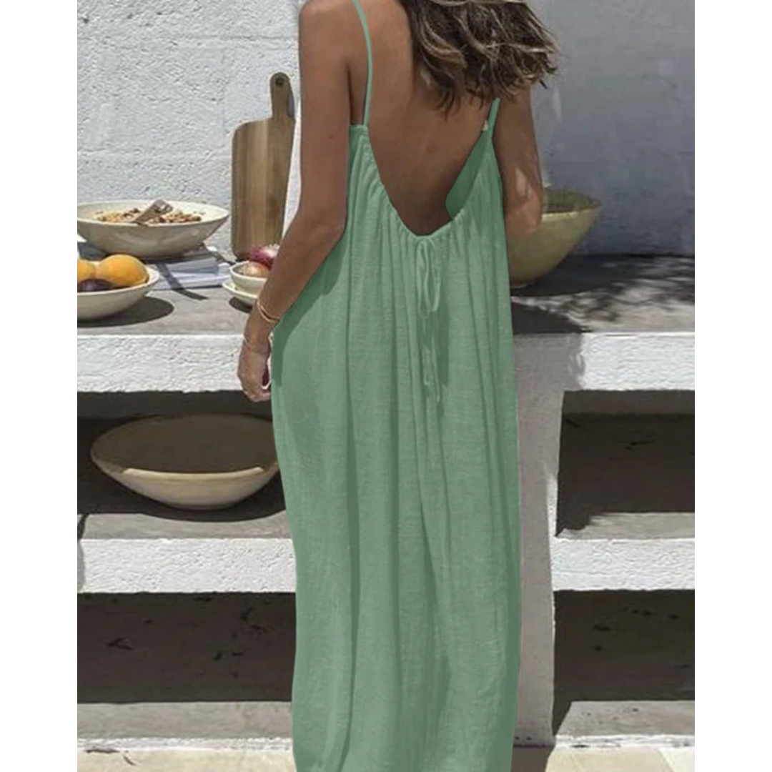 Ella | Damen Sommerkleid aus Leinen