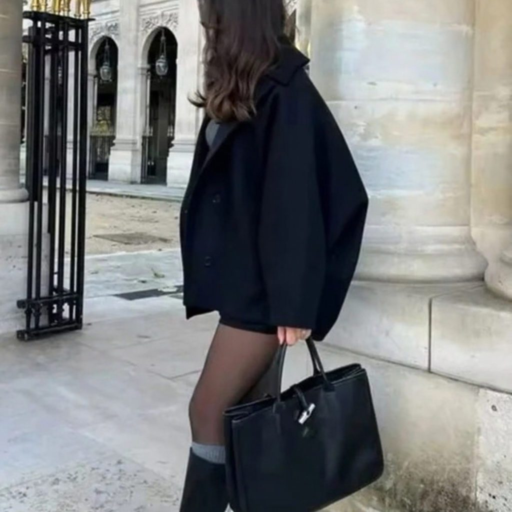 Eloise | Damen Oversized Winterjacke in Herbstfarben