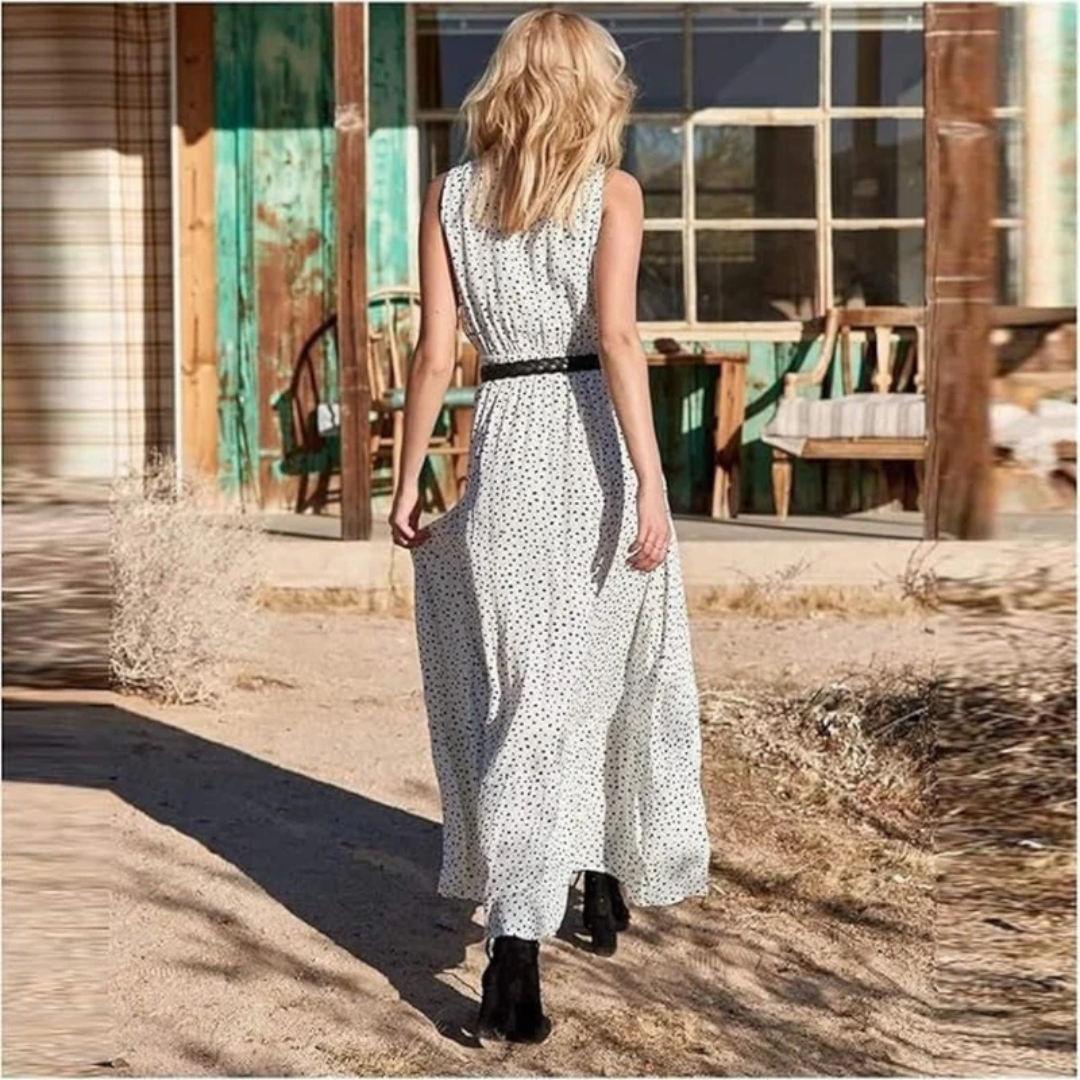Eloria | Damen Sommerkleid Maxi im Boho Stil Modern