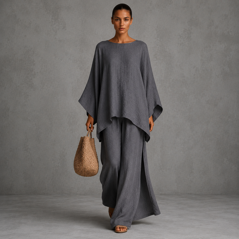 Elsa | Damen Modernes Freizeit Zweiteiler Set