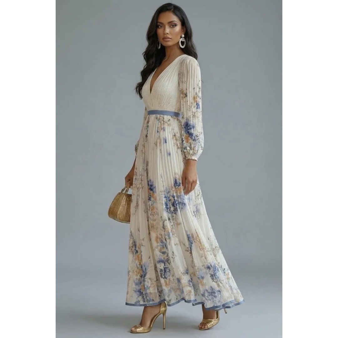 Else | Damen Maxikleid Mit Blumenmuster