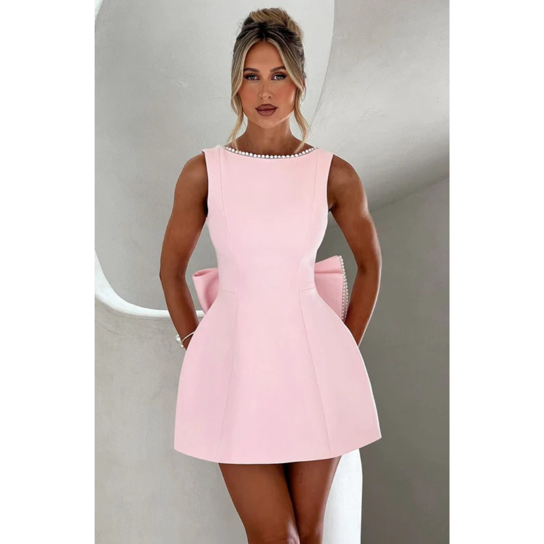 Elva | Damen Mini Kleid Für Hochzeitsgast Struktur Design