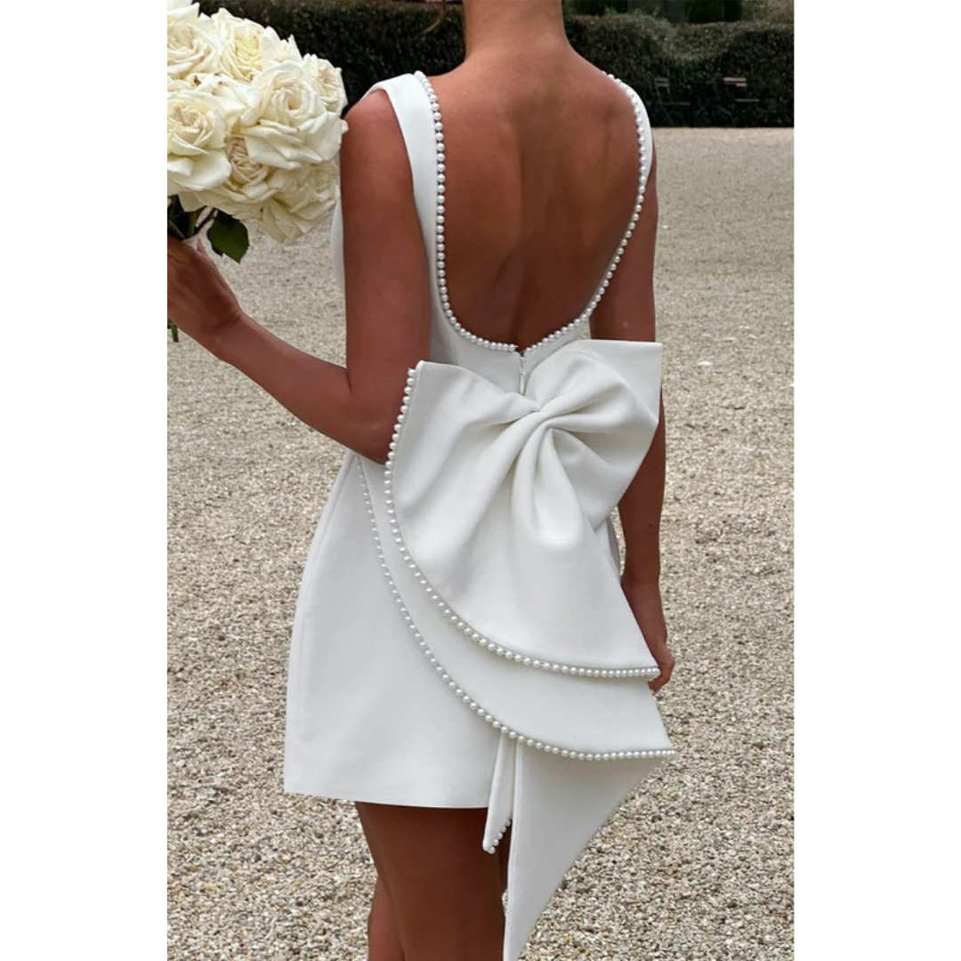 Elva | Damen Mini Kleid Für Hochzeitsgast Struktur Design