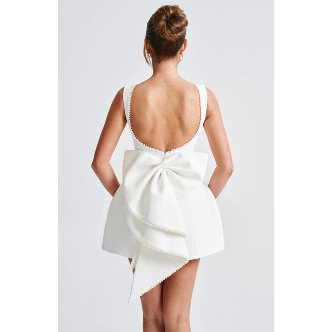 Elva | Damen Mini Kleid Für Hochzeitsgast Struktur Design