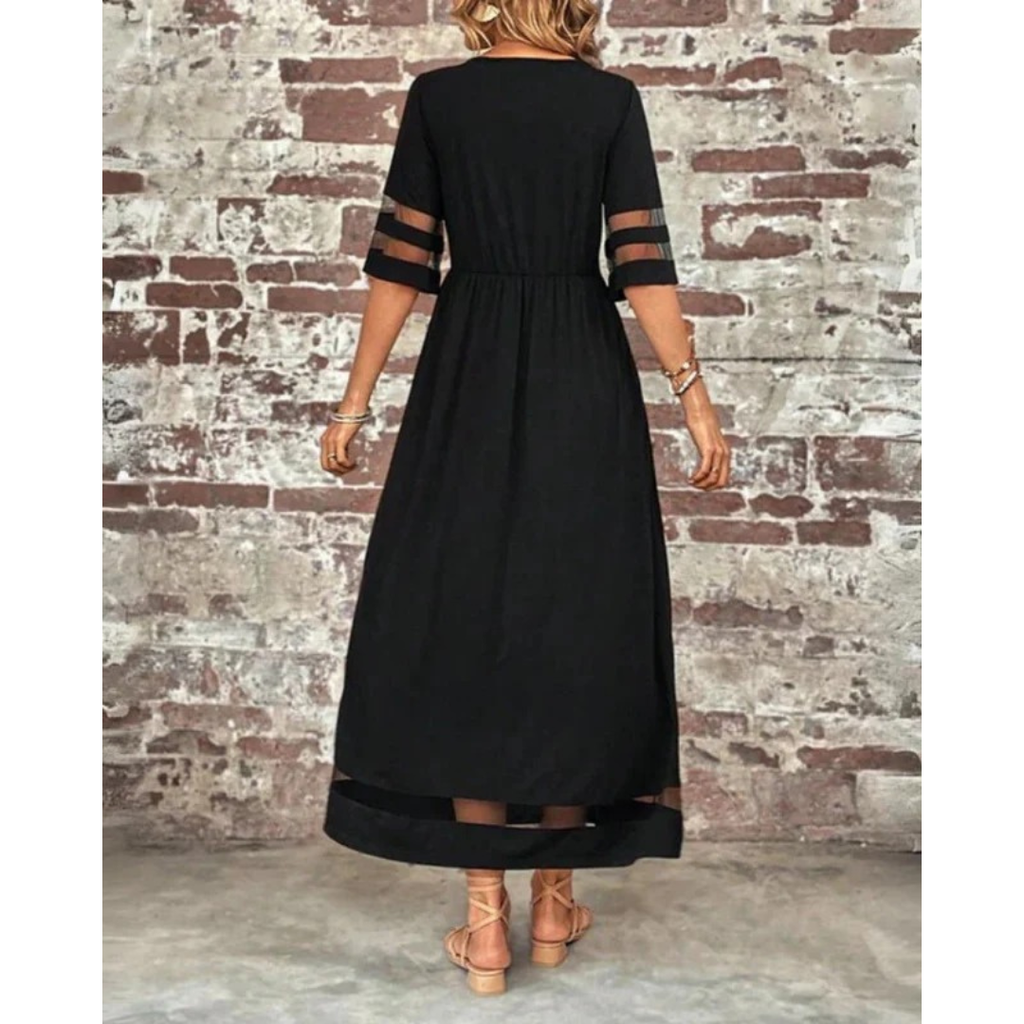 Emma | Damen Cocktail Abendkleid Midi Sommer