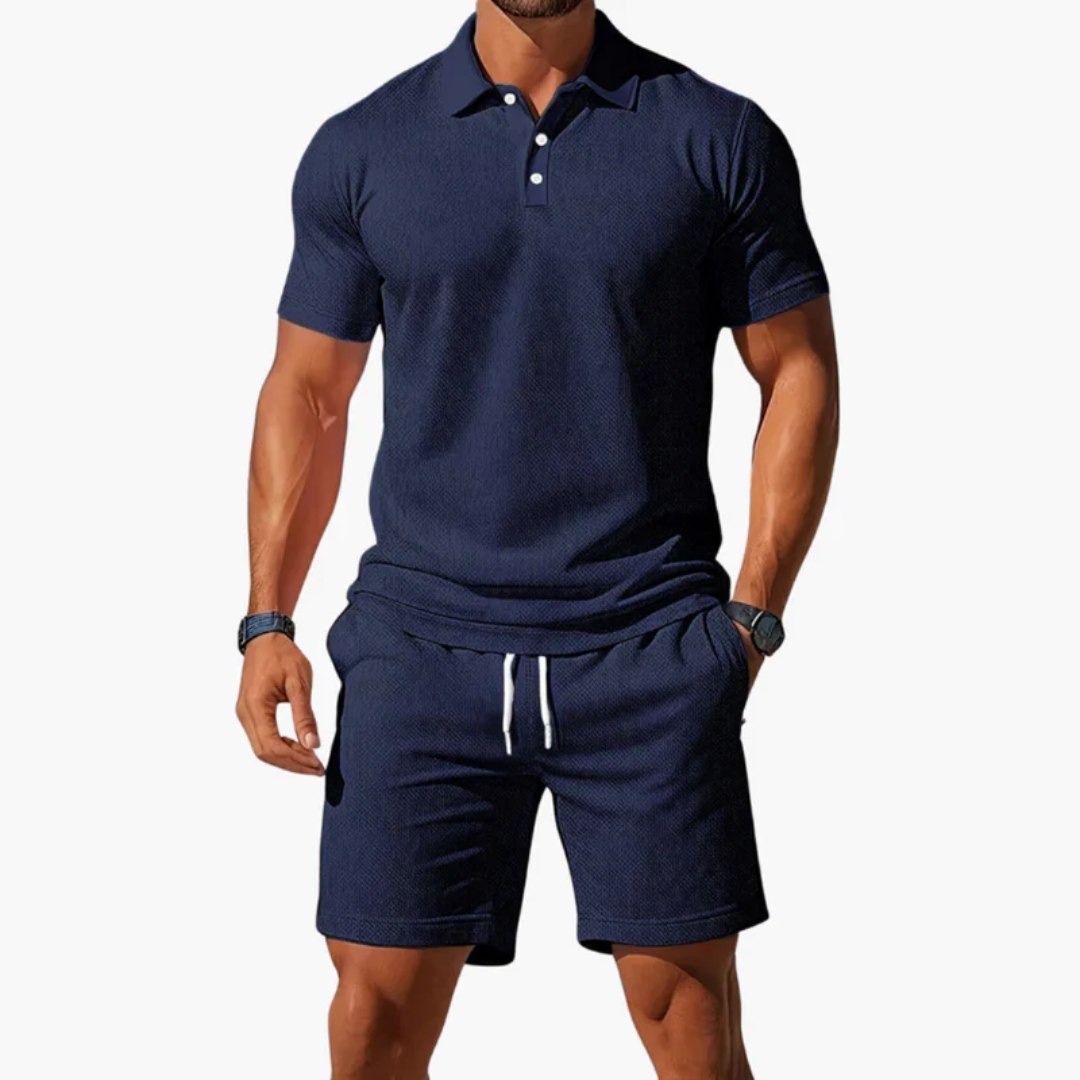 Emmerich | Herren Outfit mit Poloshirt und Shorts