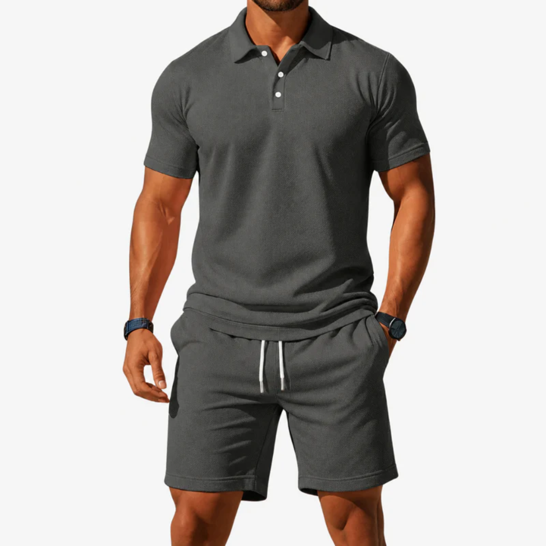 Emmerich | Herren Outfit mit Poloshirt und Shorts