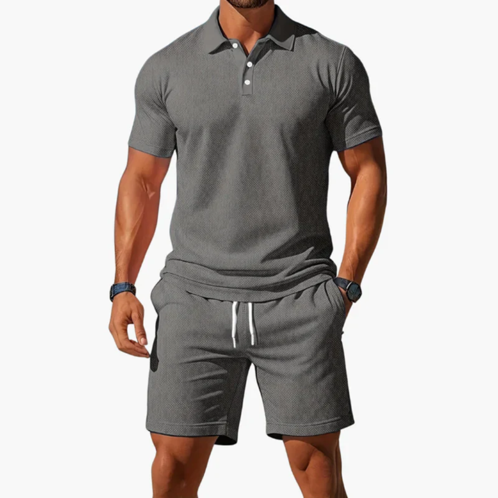 Emmerich | Herren Outfit mit Poloshirt und Shorts