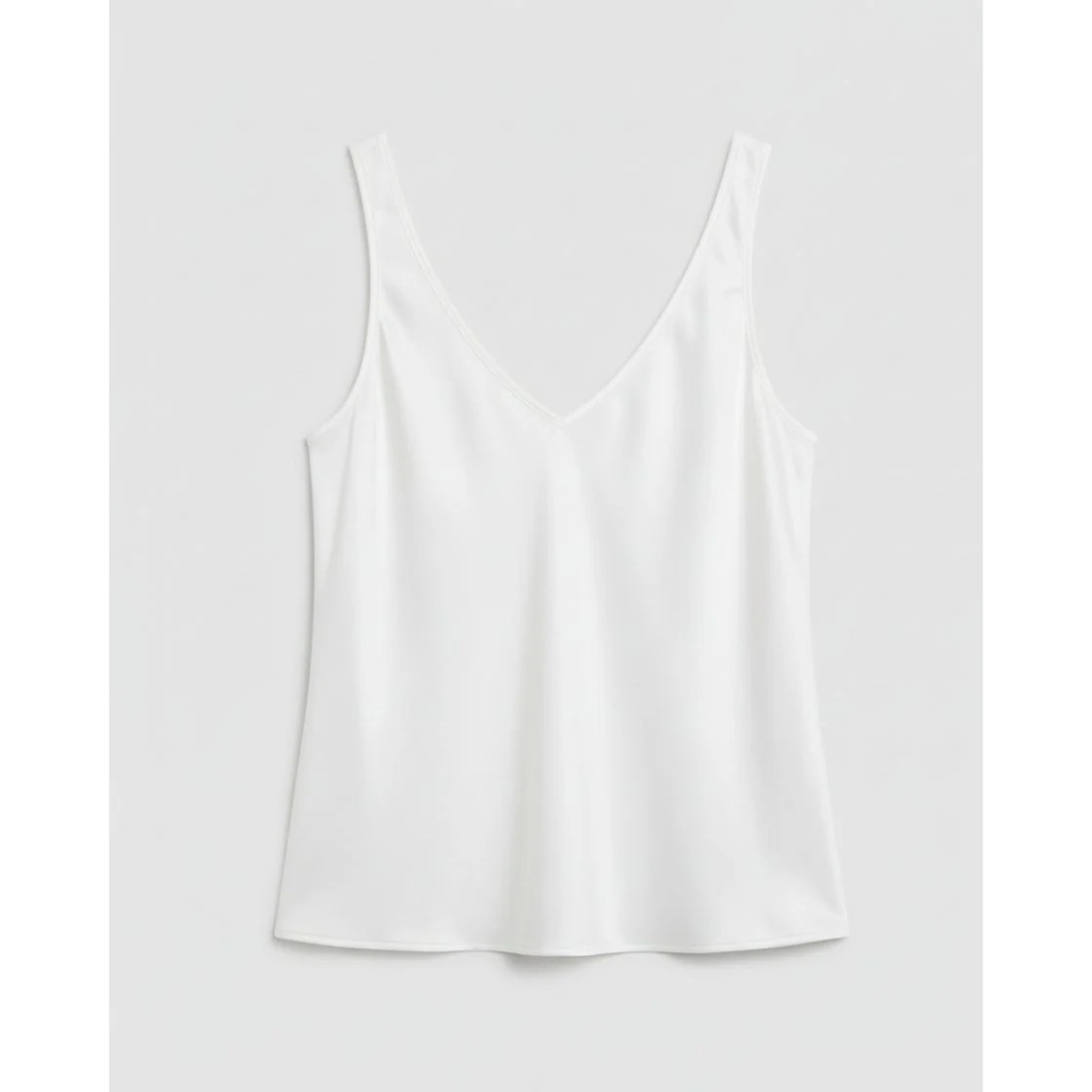 Erni | Damen Satin V-Ausschnitt Tank Top