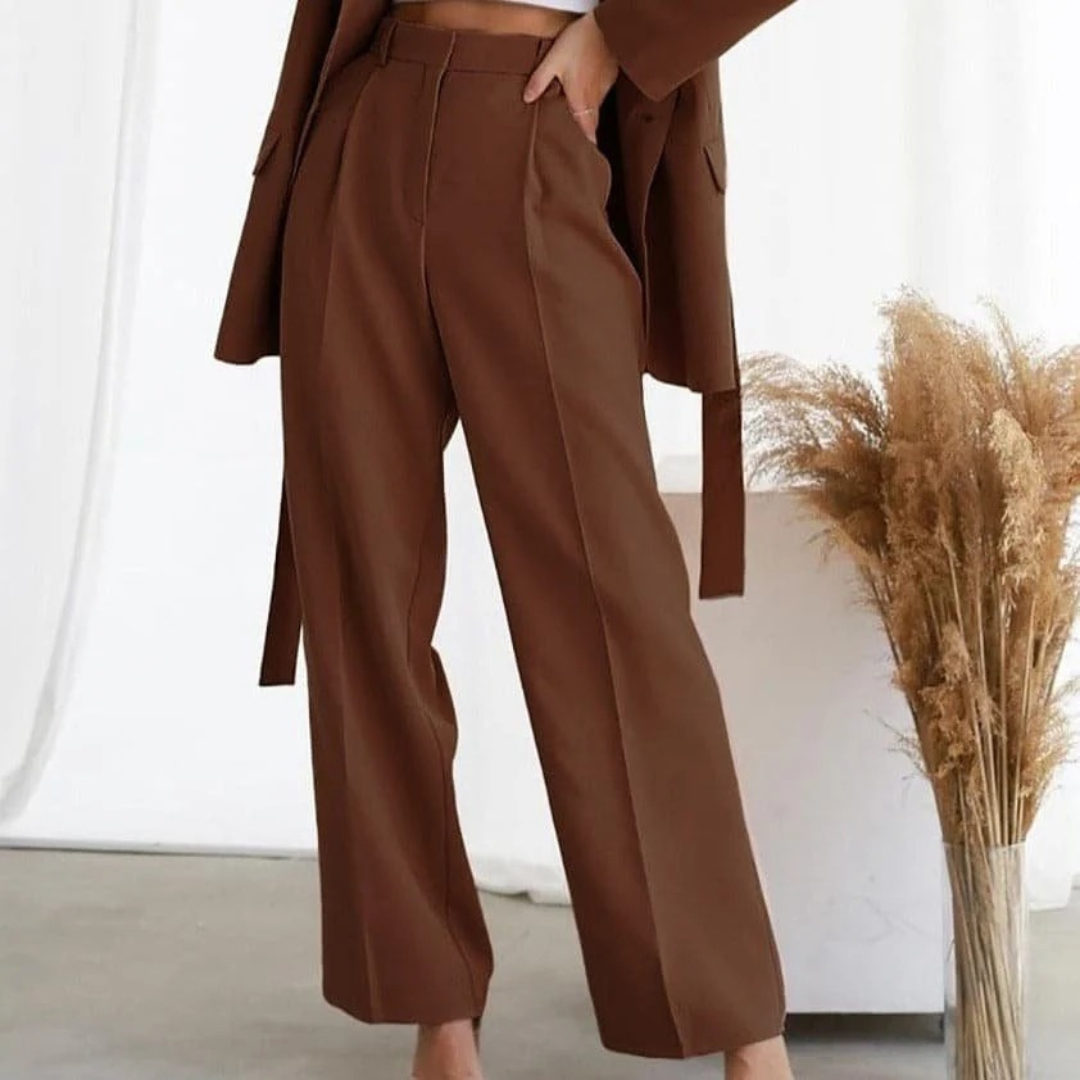 Evelin | Damen Elegante Sommerhose Modern Locker