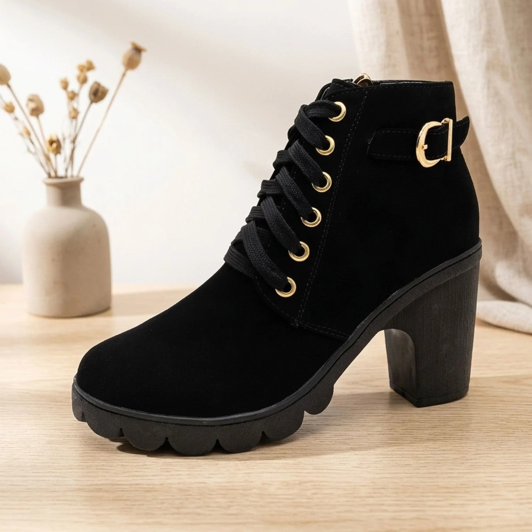 Evelina | Damen Orthopädische Stiefeletten mit Absatz