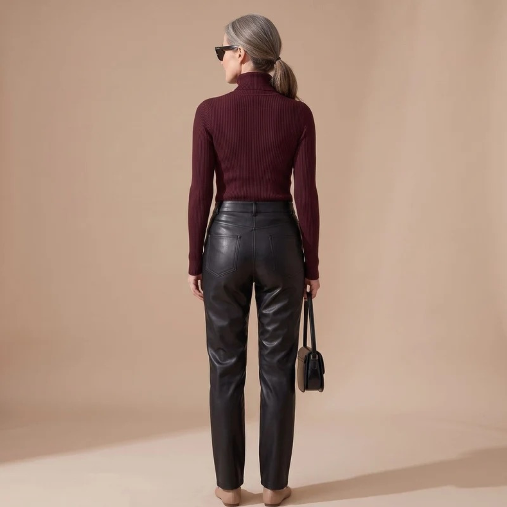 Eveline | Damen Rollkragenpullover mit Langarm