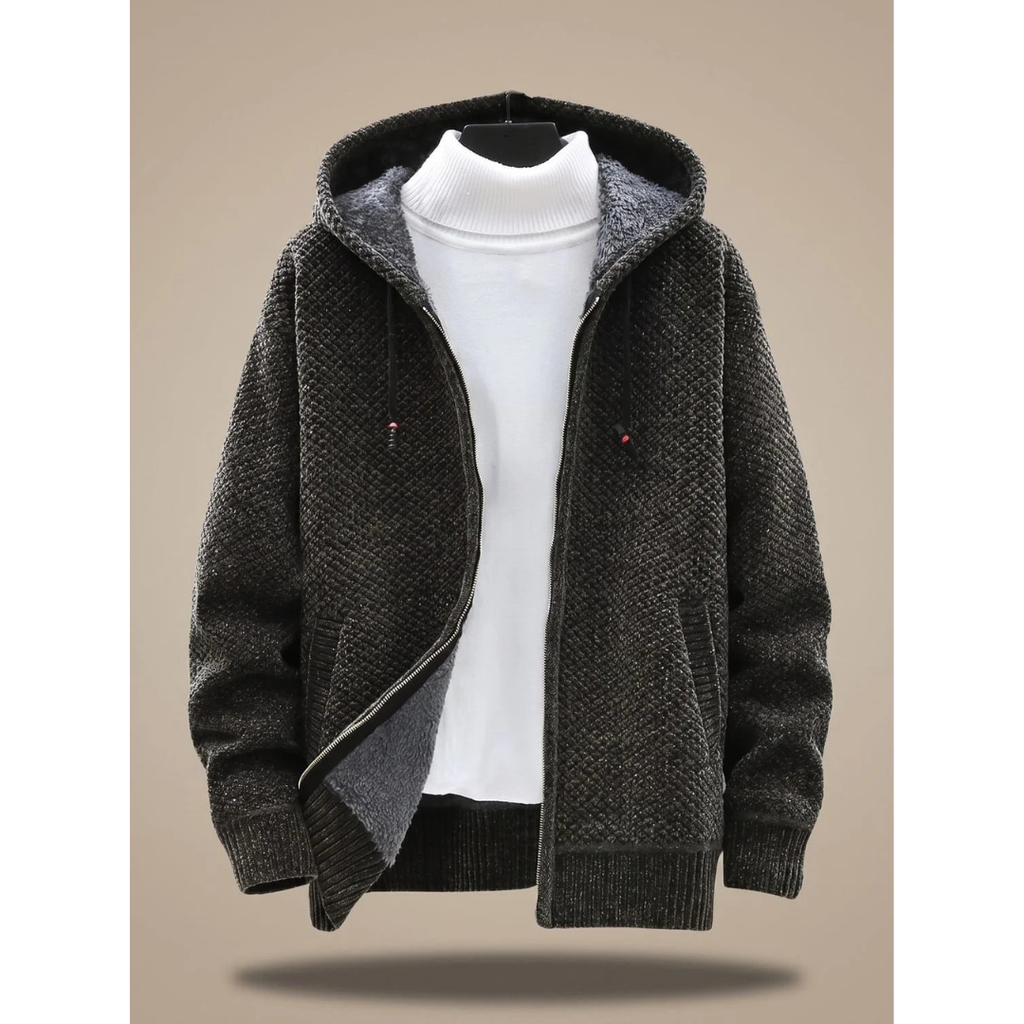 Fabio | Damen Strickjacke mit Kragen und Langarm