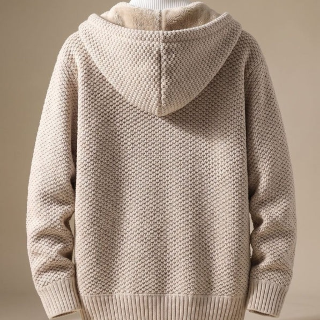 Fabio | Damen Strickjacke mit Kragen und Langarm