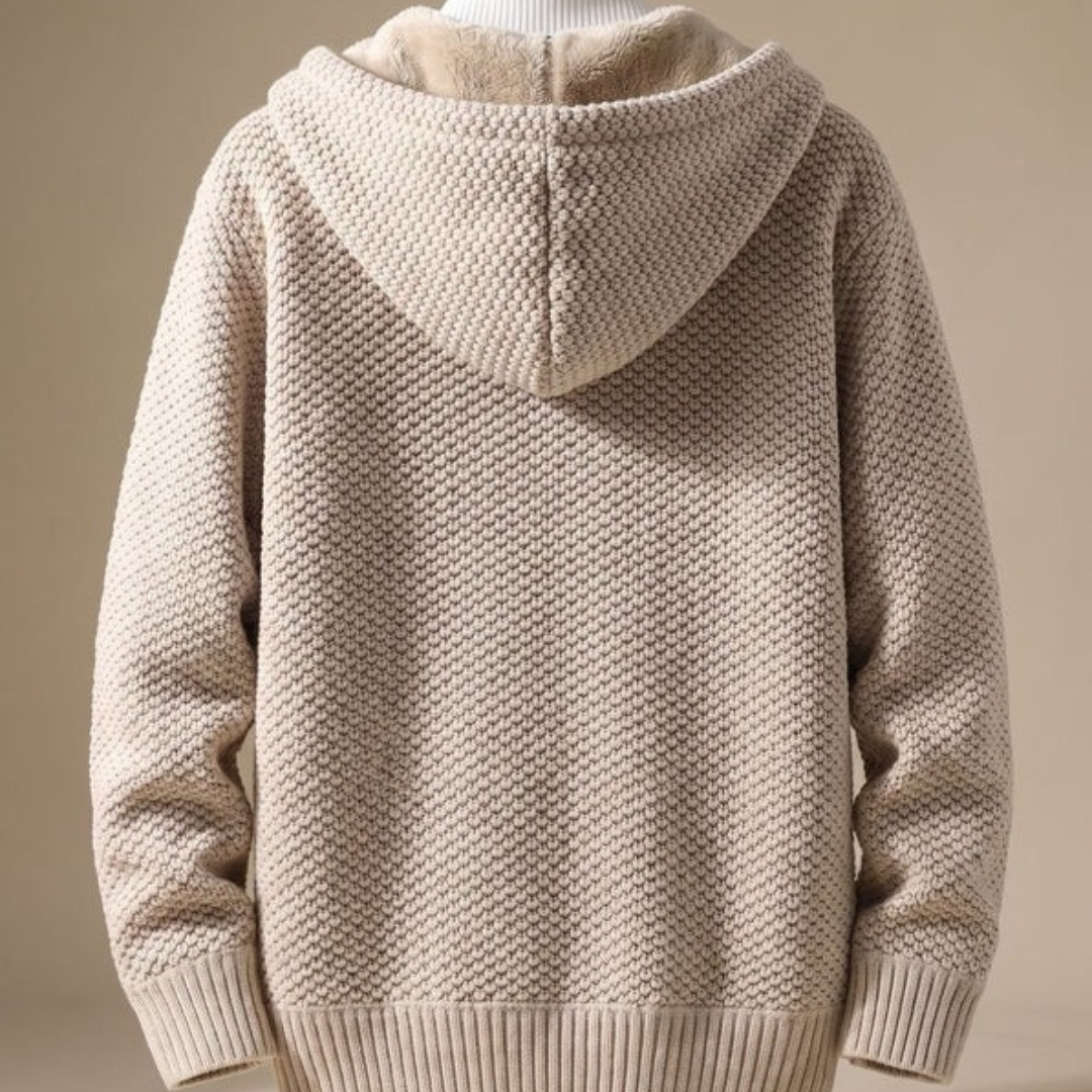 Fabio | Damen Strickjacke mit Kragen und Langarm