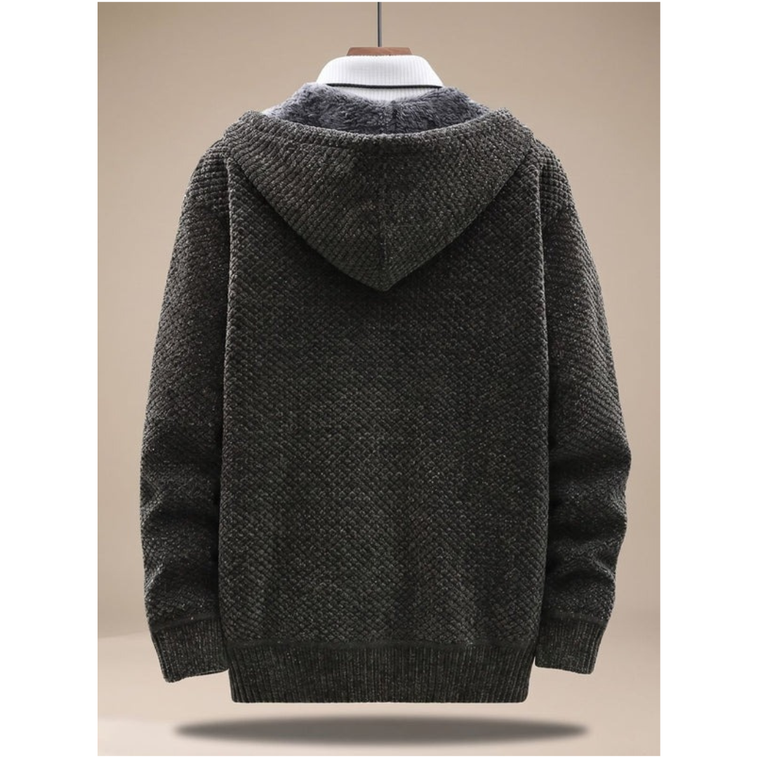 Fabio | Damen Strickjacke mit Kragen und Langarm