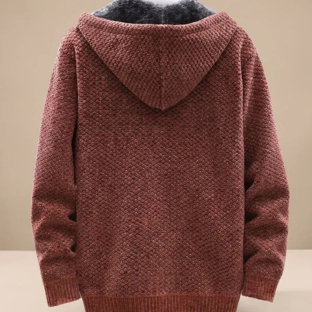 Fabio | Damen Strickjacke mit Kragen und Langarm