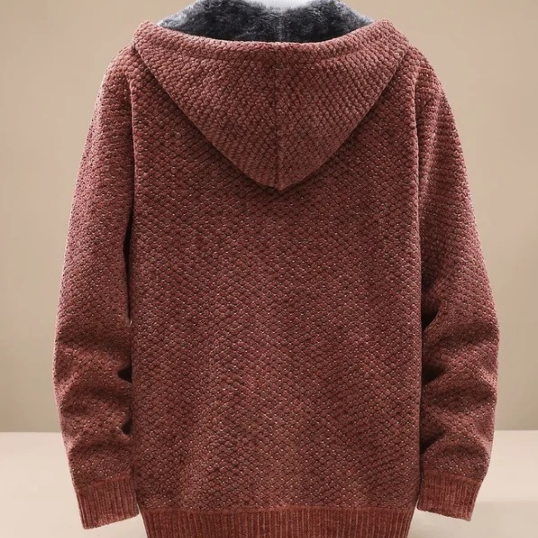 Fabio | Damen Strickjacke mit Kragen und Langarm