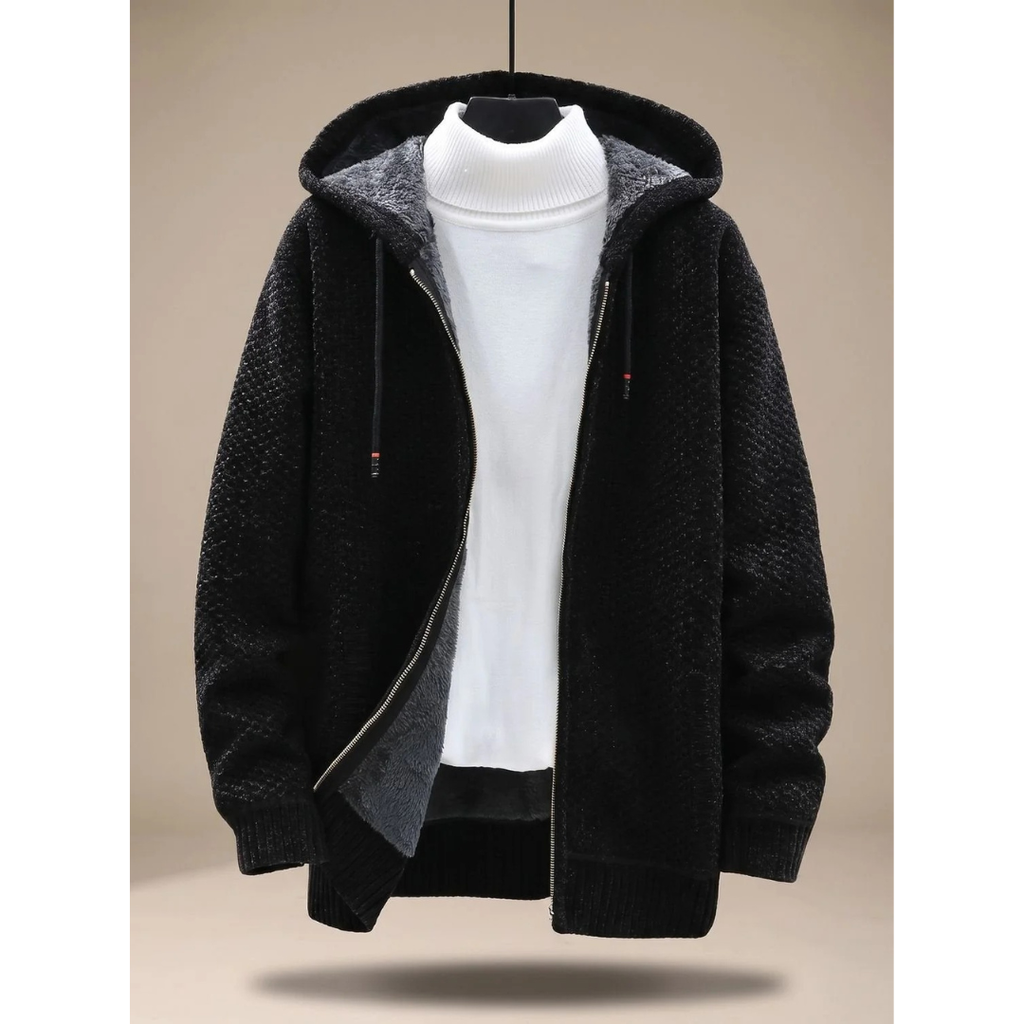 Fabio | Damen Strickjacke mit Kragen und Langarm